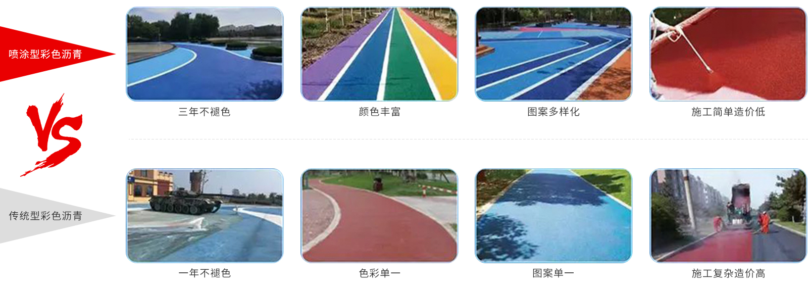 安宁沥青改色对比