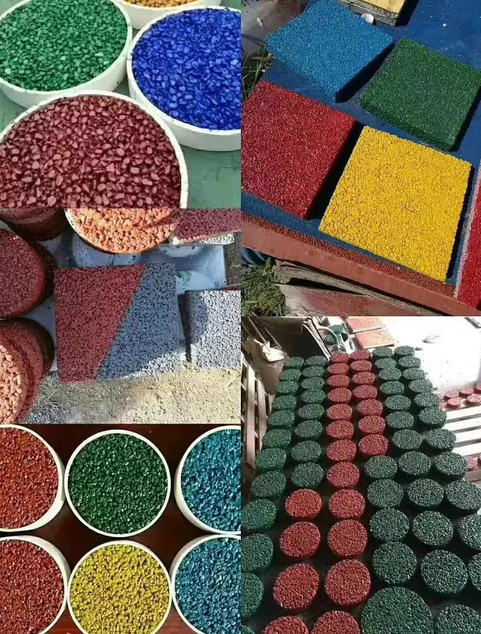 彩色透水混凝土路面的颜色是怎么实现的呢?