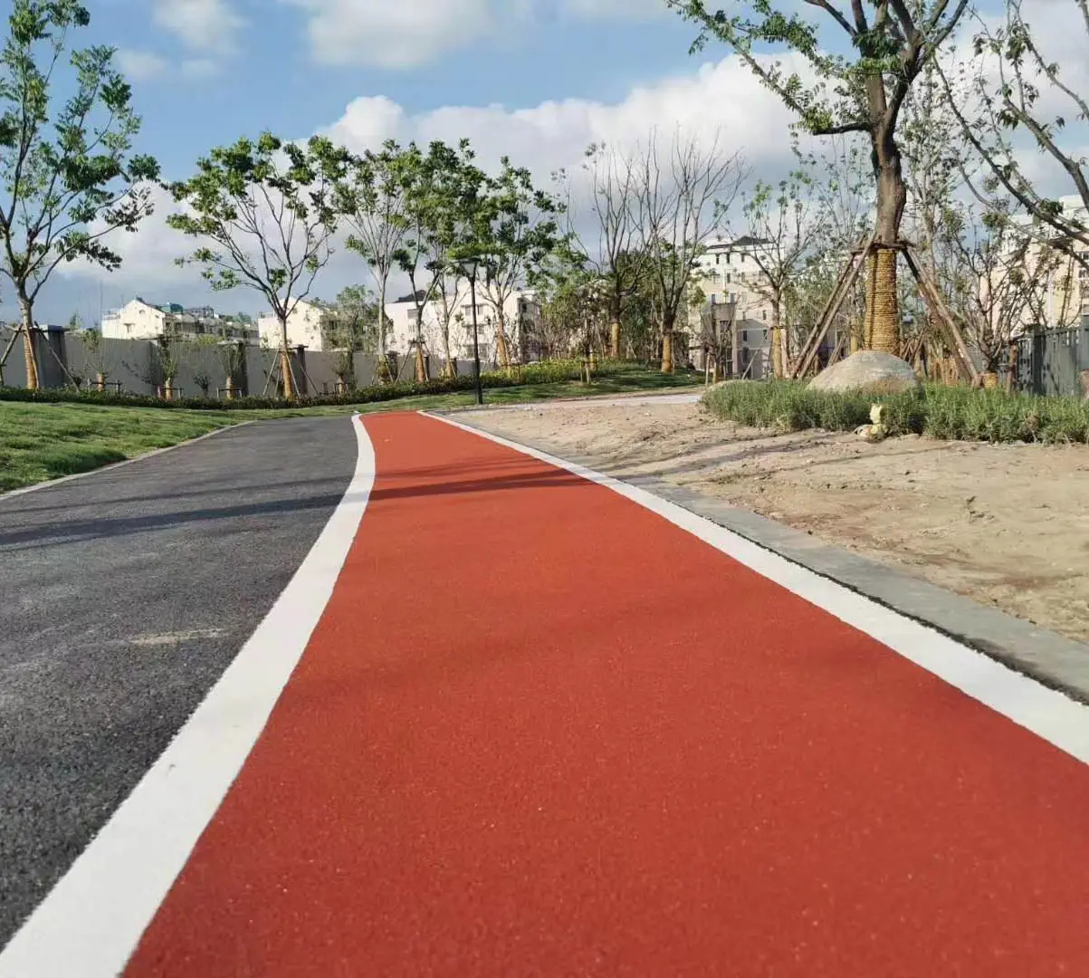 透水混凝土道路,“呼吸之道”亮相